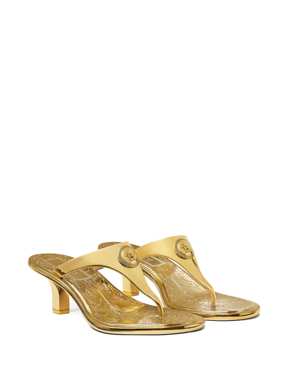 55mm Alia metallic mules - 2
