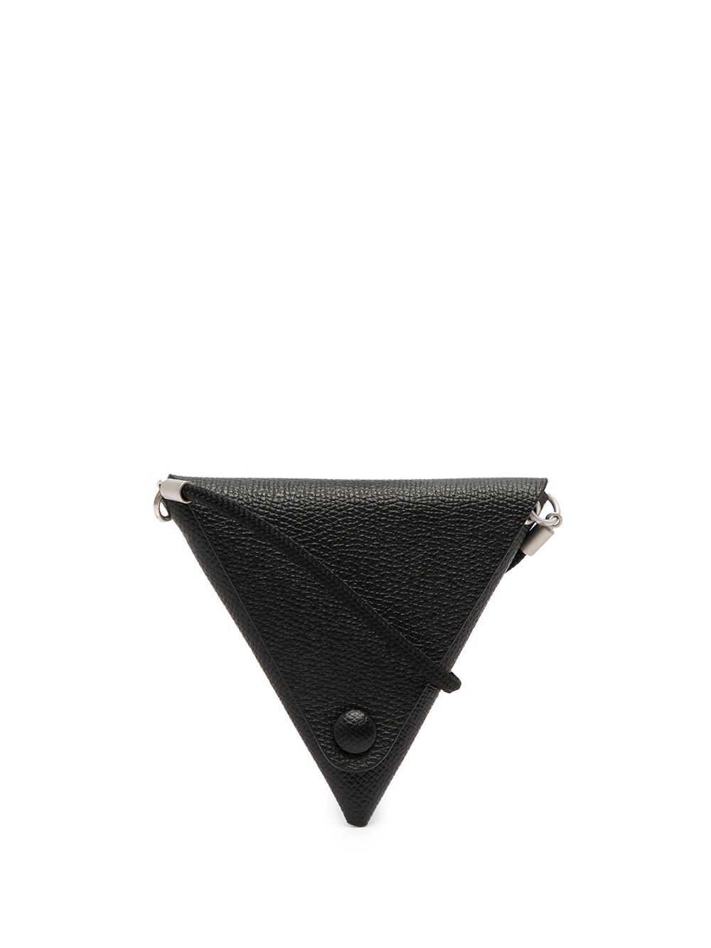 triangle-shaped leather wallet - 1