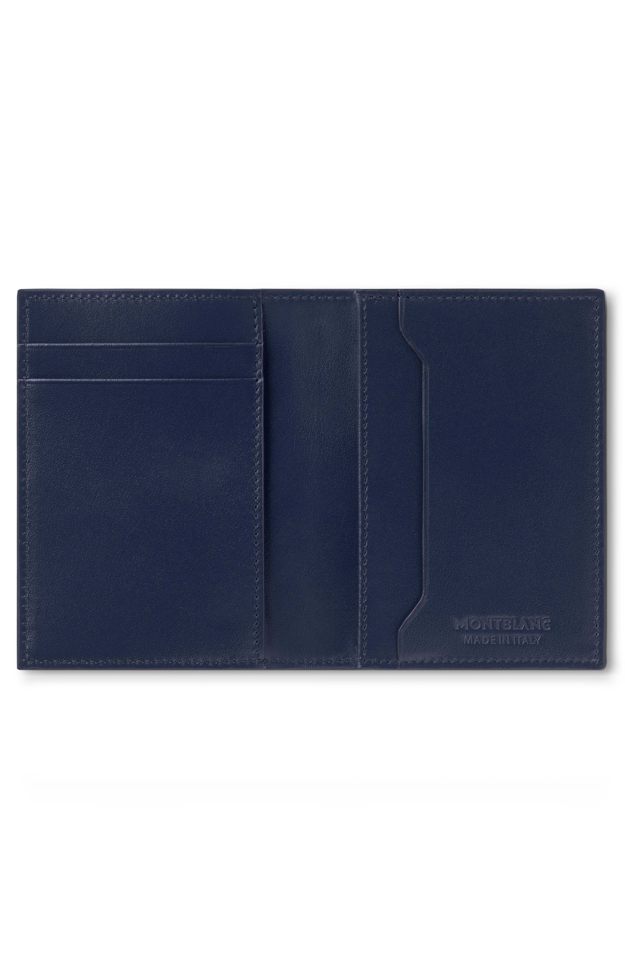 Montblanc Meisterstück Leather Card Case in Ink Blue at Nordstrom - 2