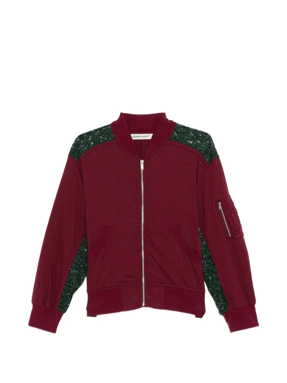cutwork bomber jacket - 1
