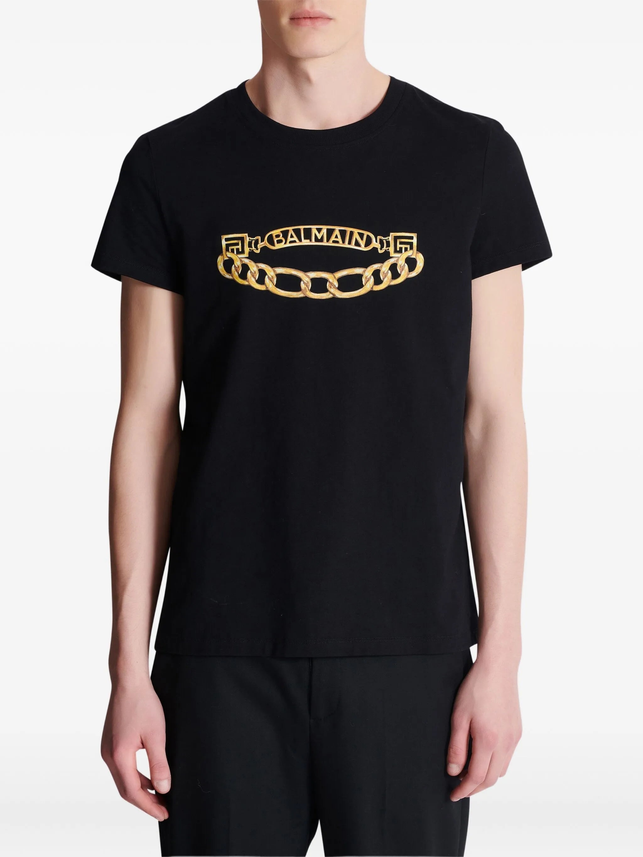 Chaînes-print T-shirt - 4