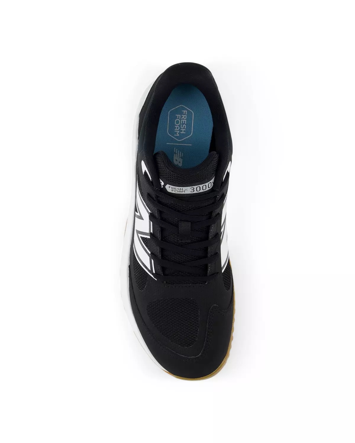Fresh Foam 3000v7 Turf "Black/White" Men's Baseball Shoe - 4