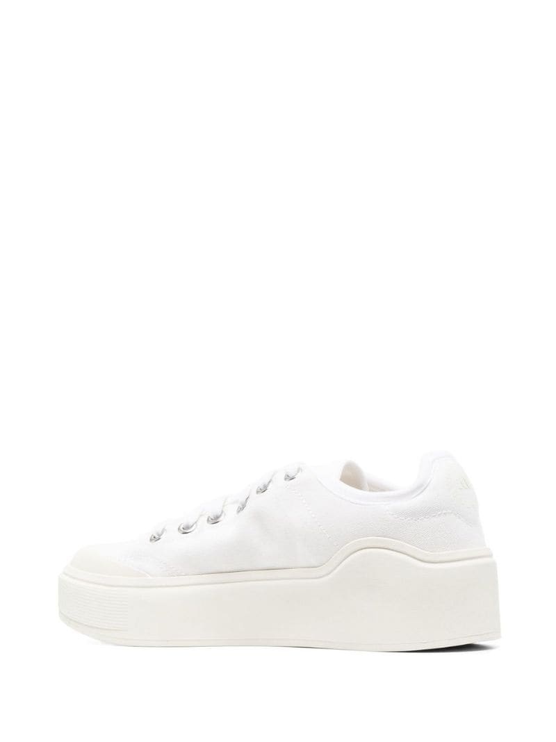 logo platform-sole low-top sneakers - 3