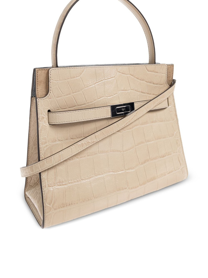 crocodile-effect tote bag 4