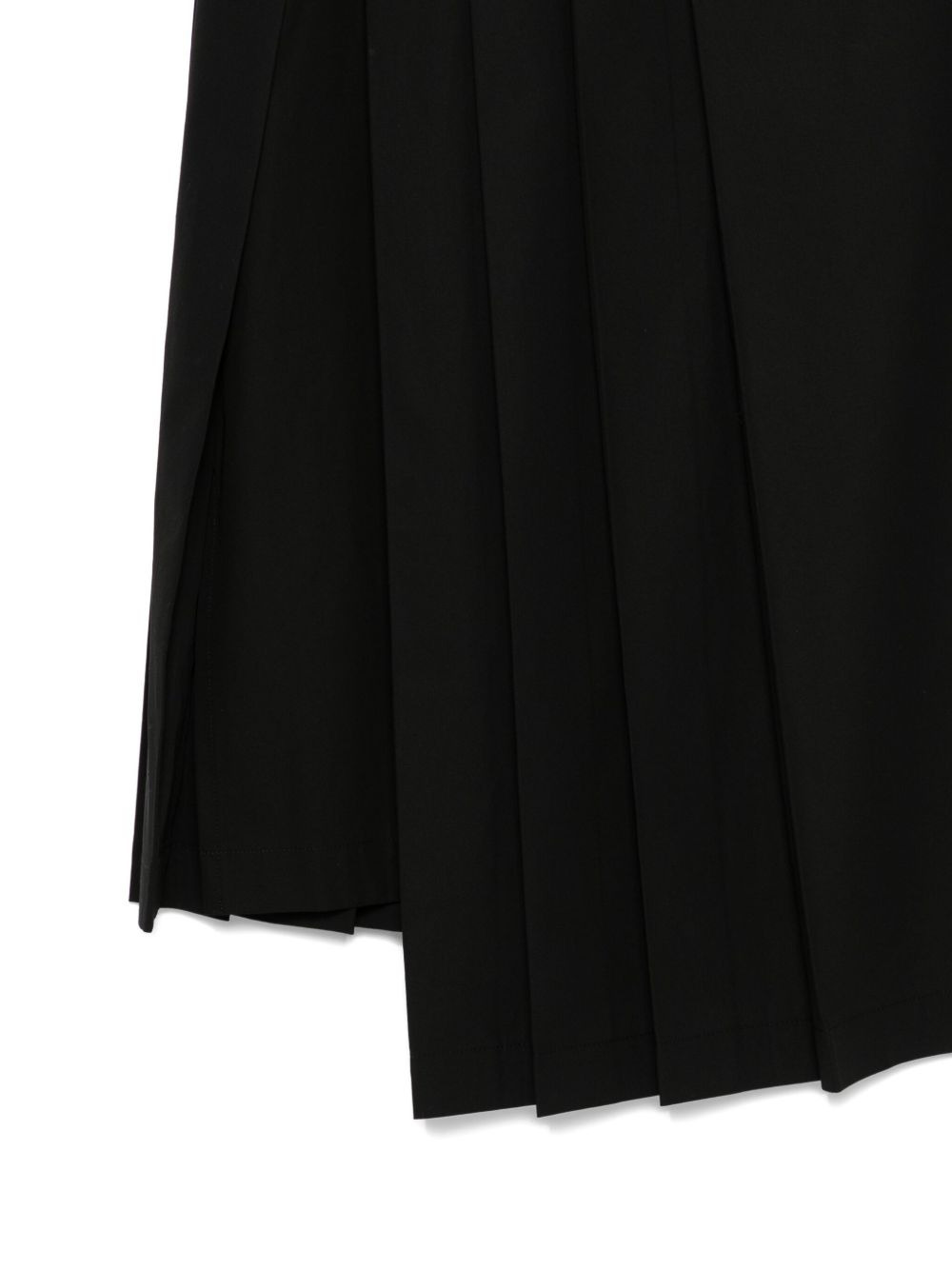 pleated wrap skirt - 3