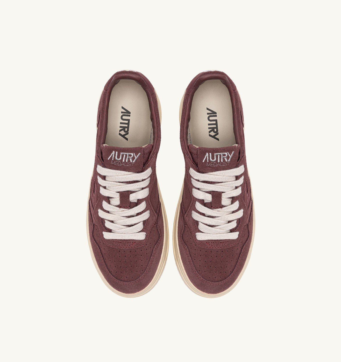 MEDALIST LOW SNEAKERS IN SUEDE COLOR CHIANTI - 6