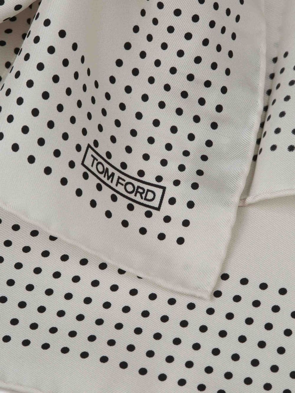 polka dot-print silk scarf - 2