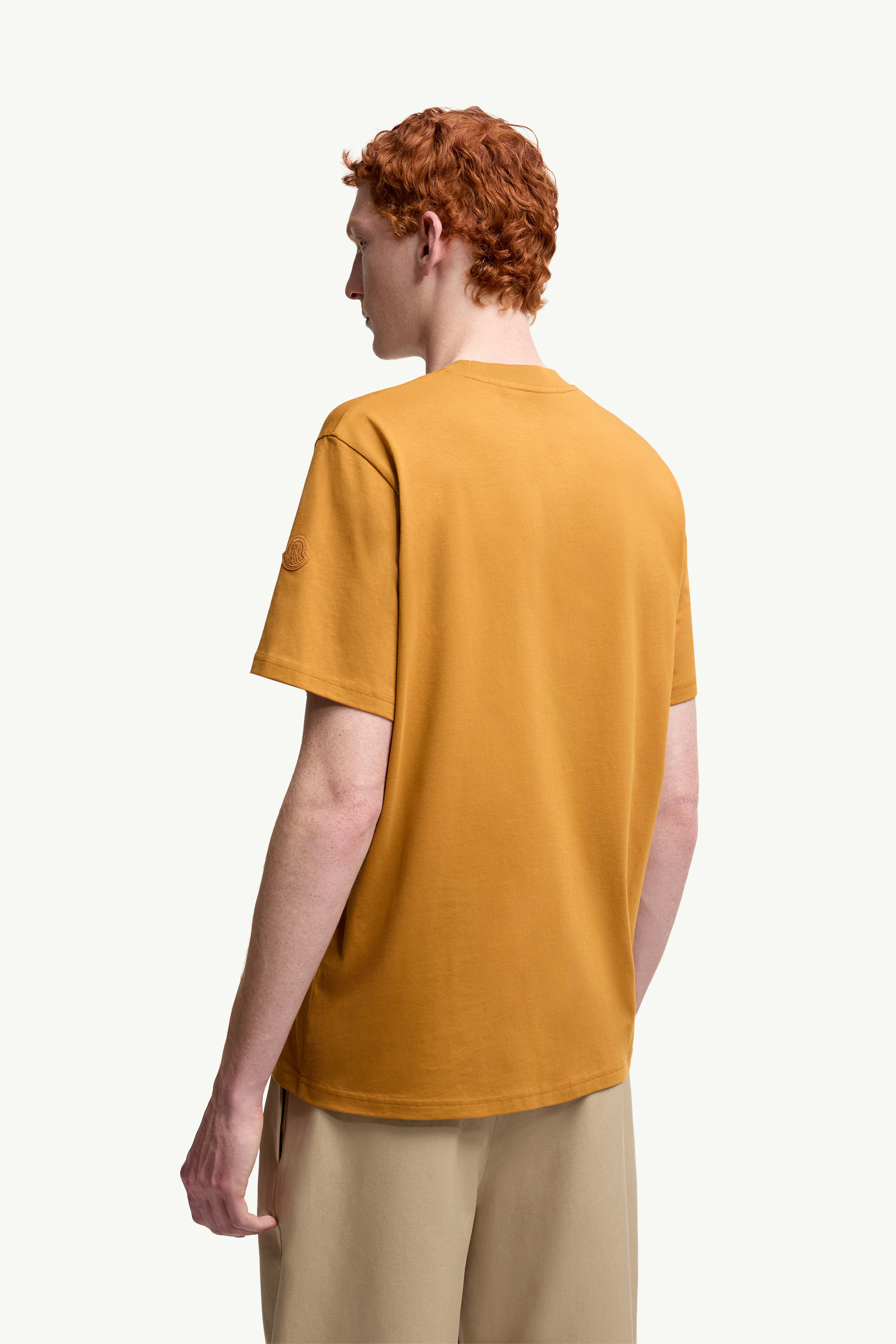 Overlapped Logo Cotton T-Shirt - 5