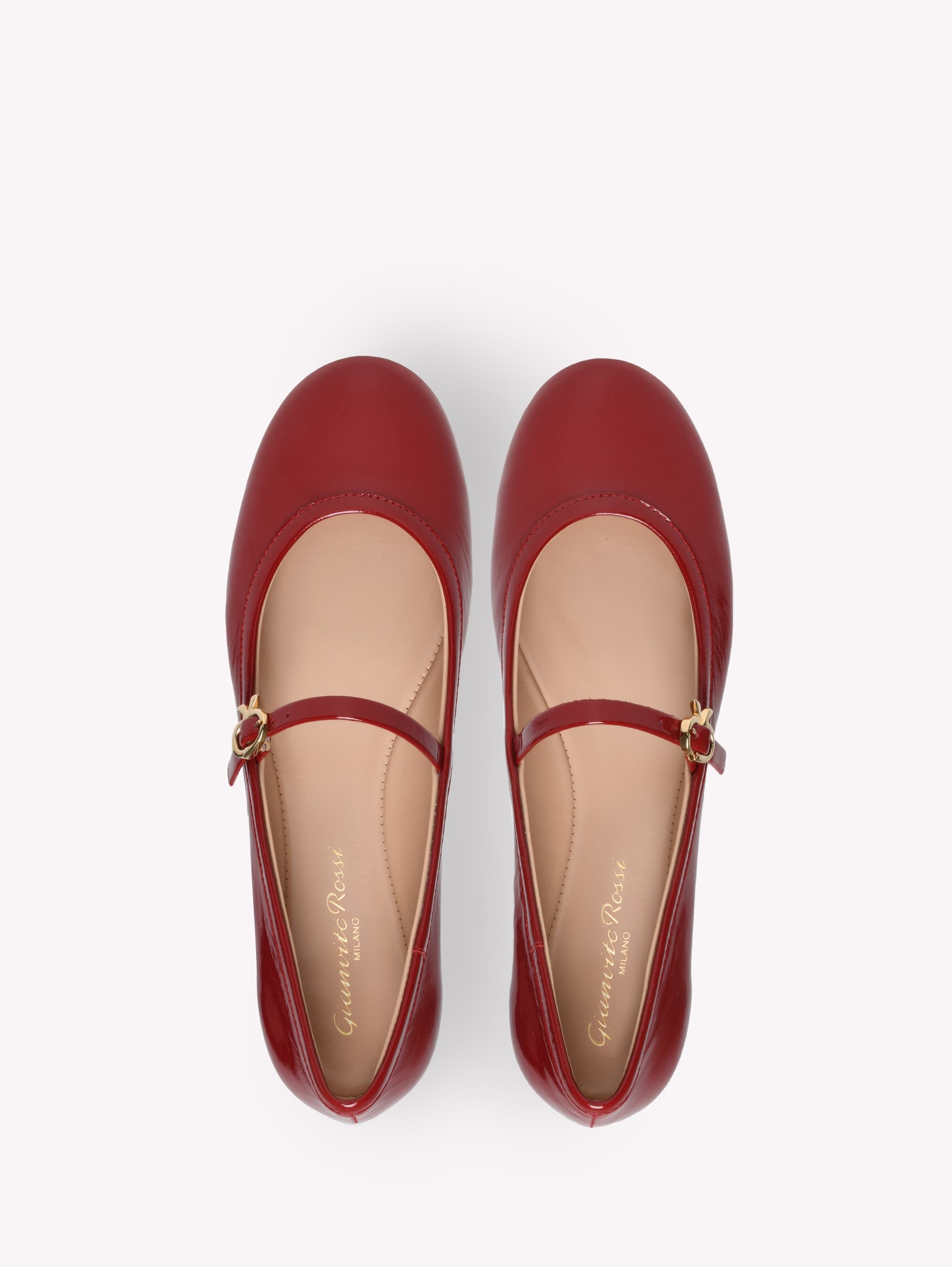 Gianvito Rossi Carla Ballerina in Red at Nordstrom - 3