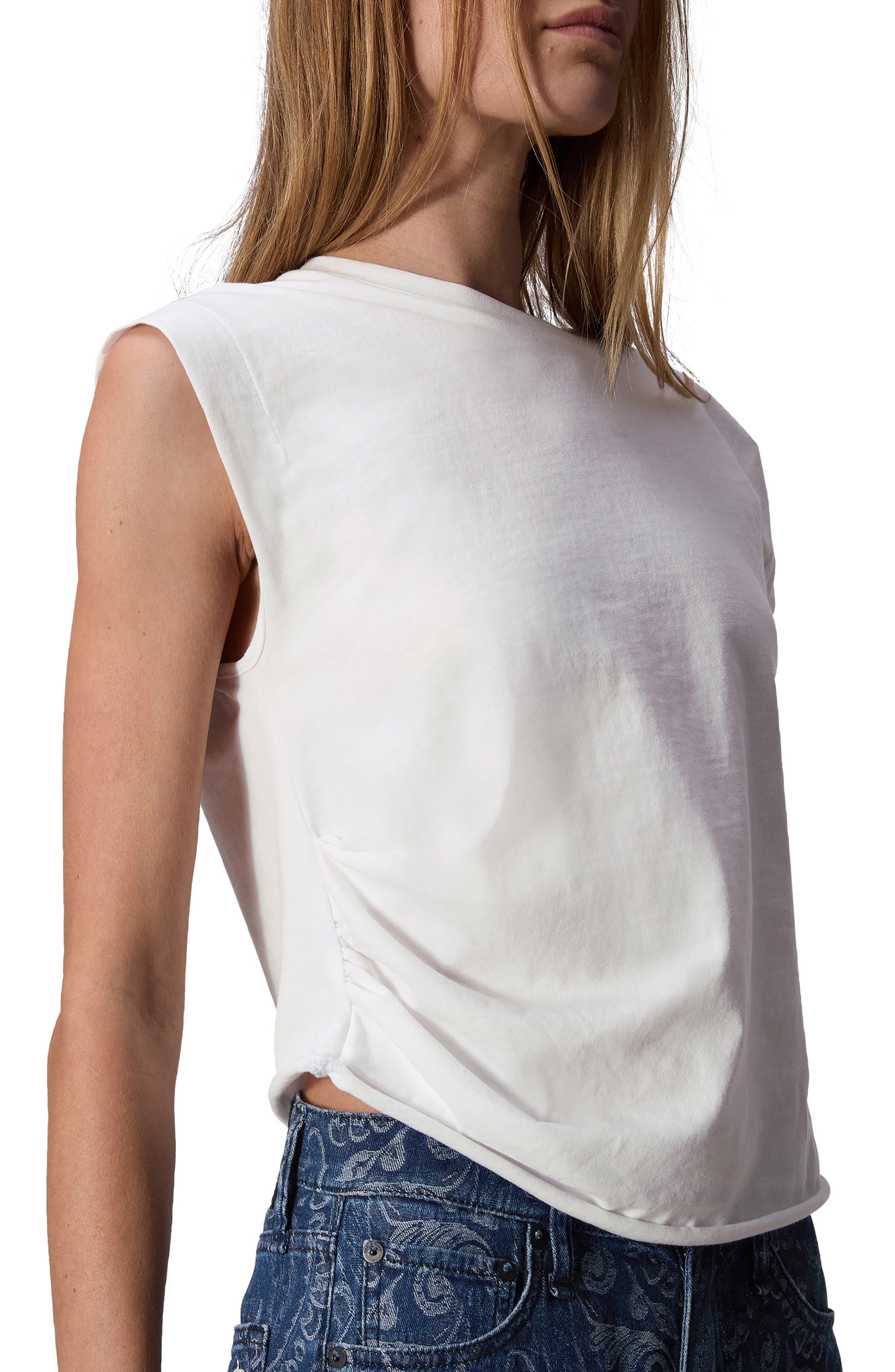 Mica Gathered Muscle Tee - 5