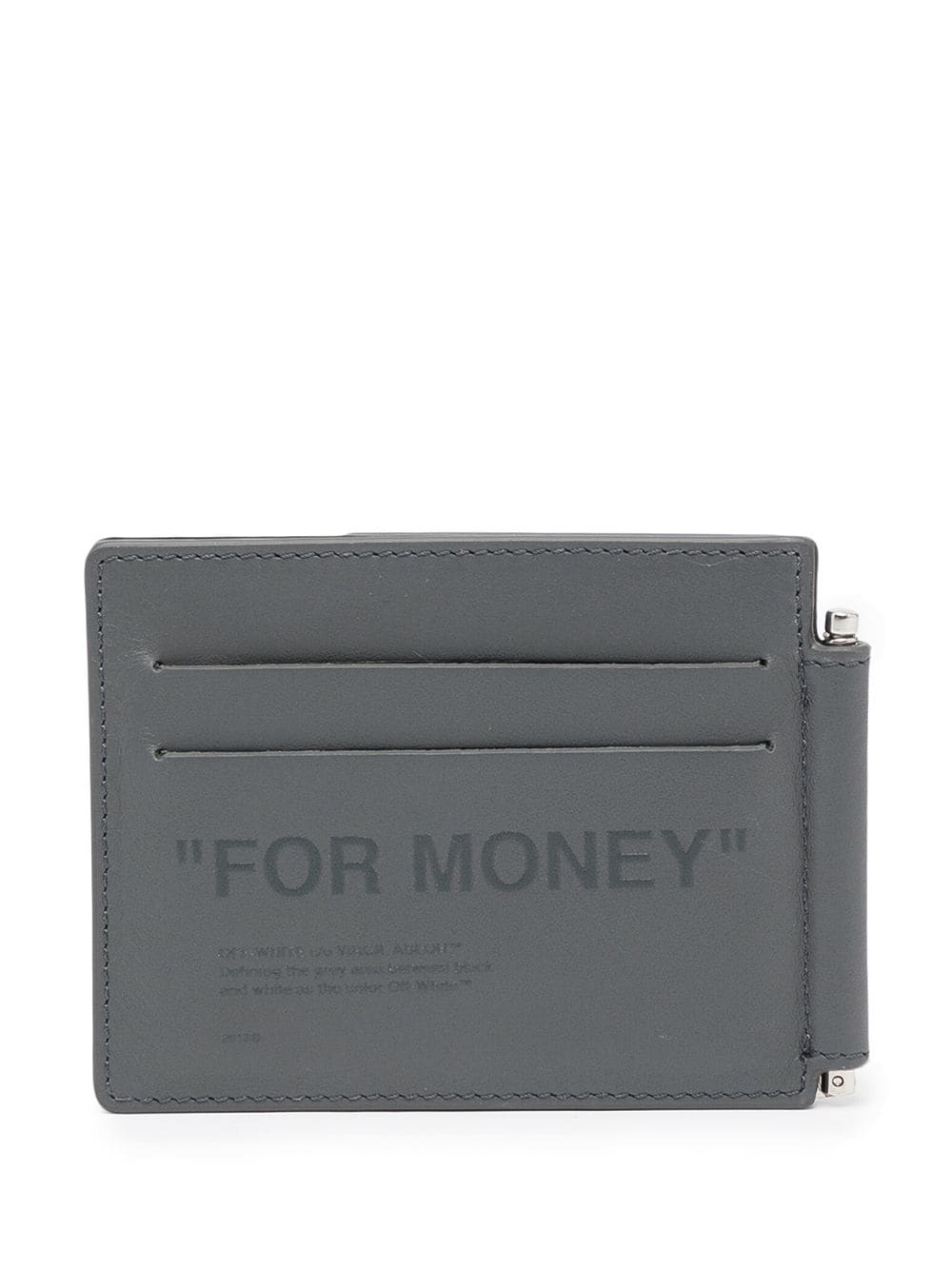 For Money debossed cardholder - 2