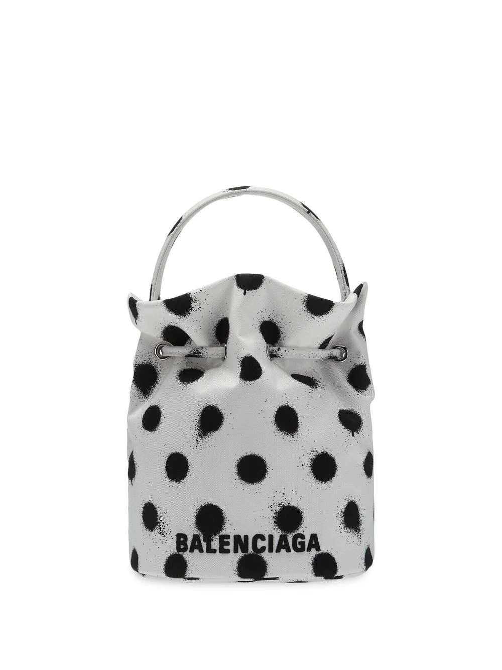 Wheel polka-dot shoulder bag - 1