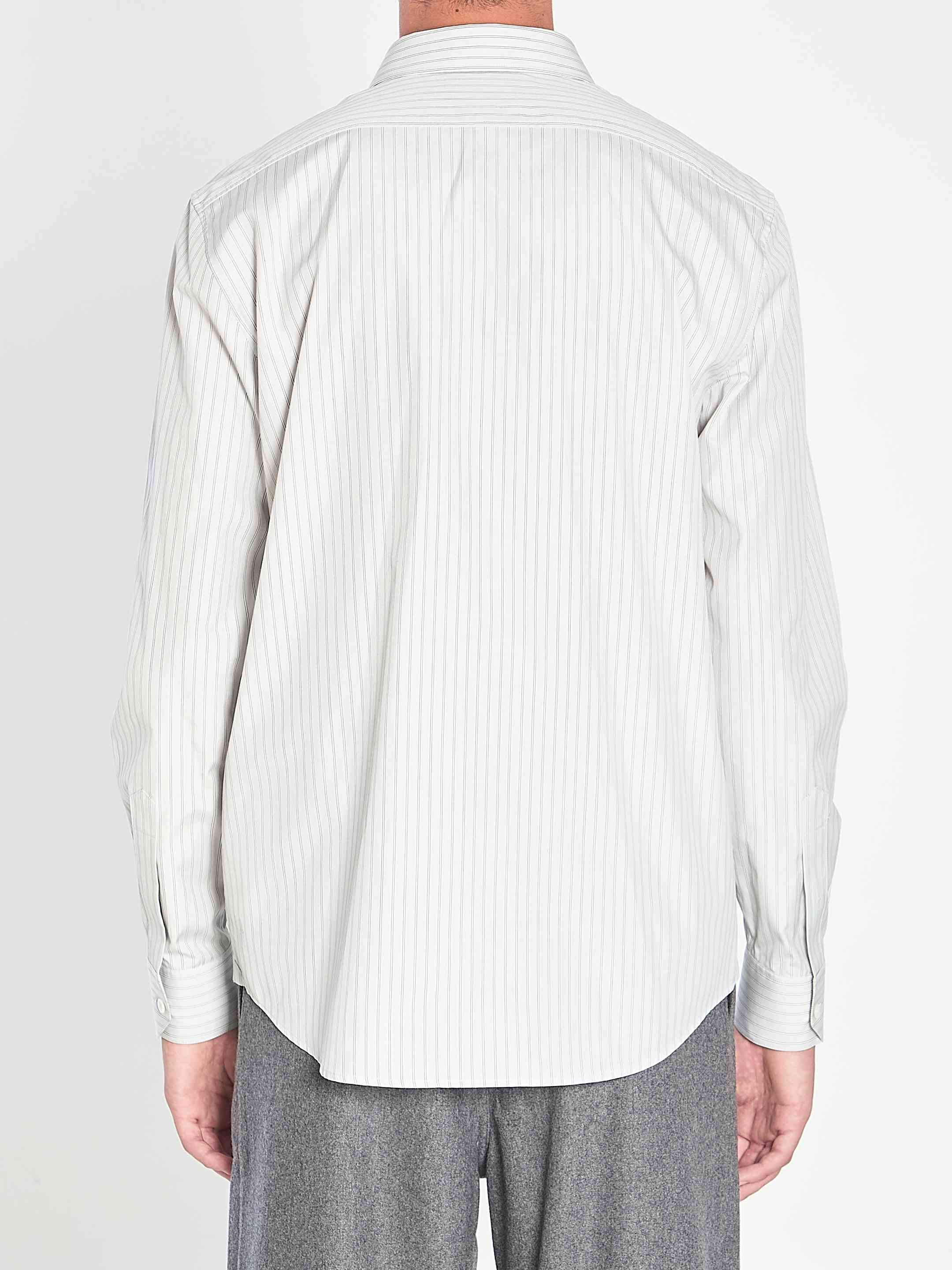 Celine Men Striped Cotton Shirt - 4
