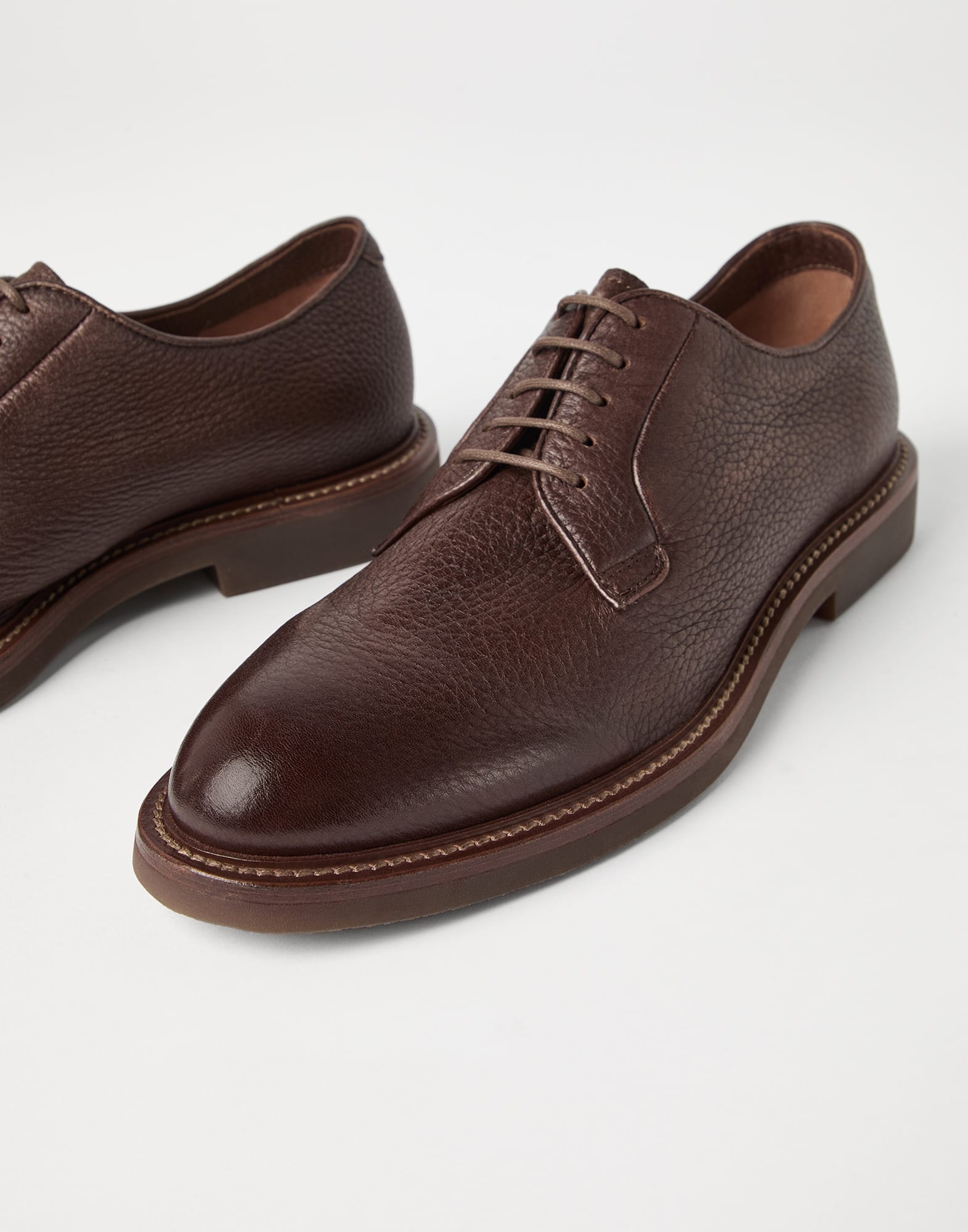 Délavé deerskin Derbys - 3