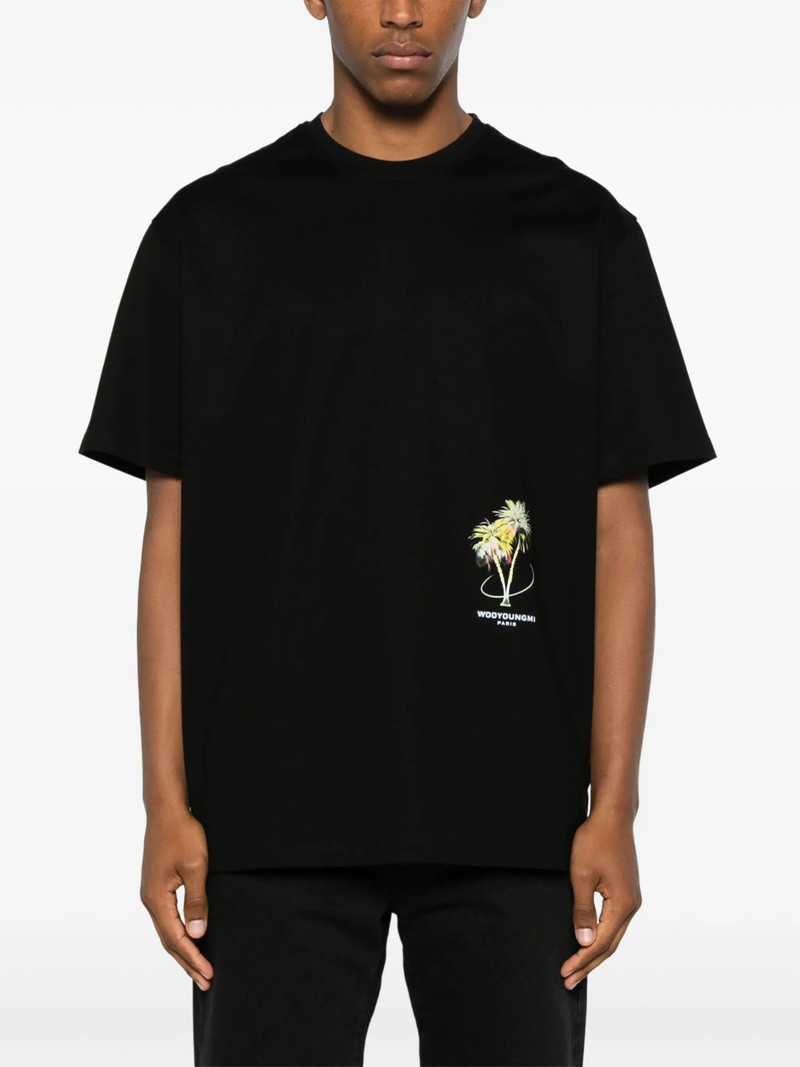Wooyoungmi Palm Tree T-shirt outlook