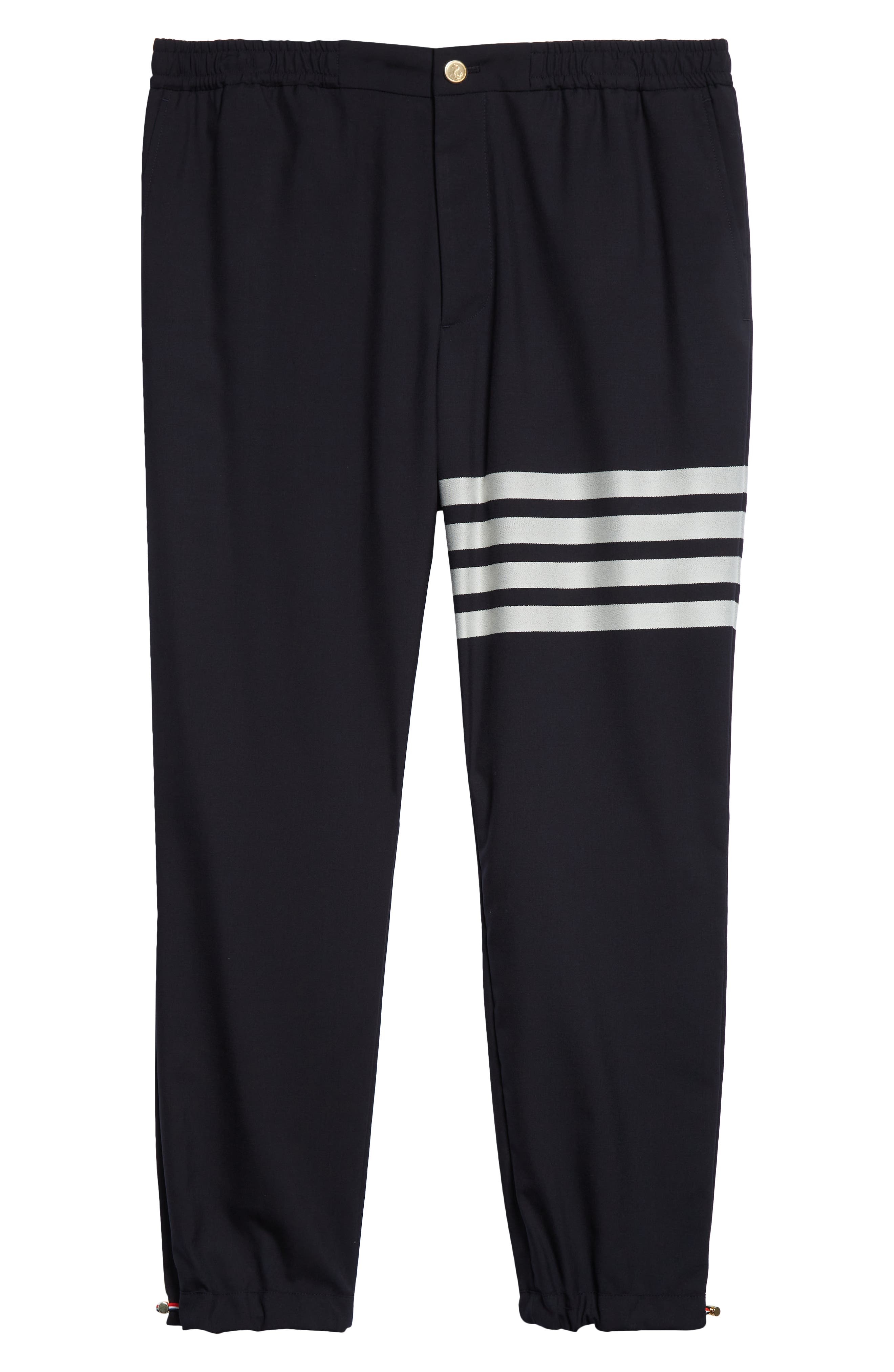 Thom Browne 4-Bar Wool Track Trousers in Navy at Nordstrom - 6