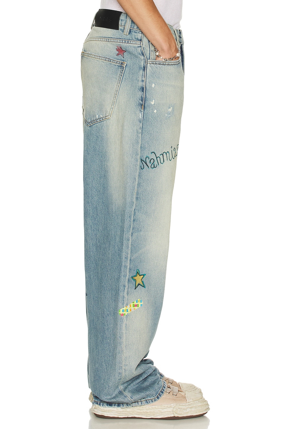 Bandaid Baggy Jeans - 4