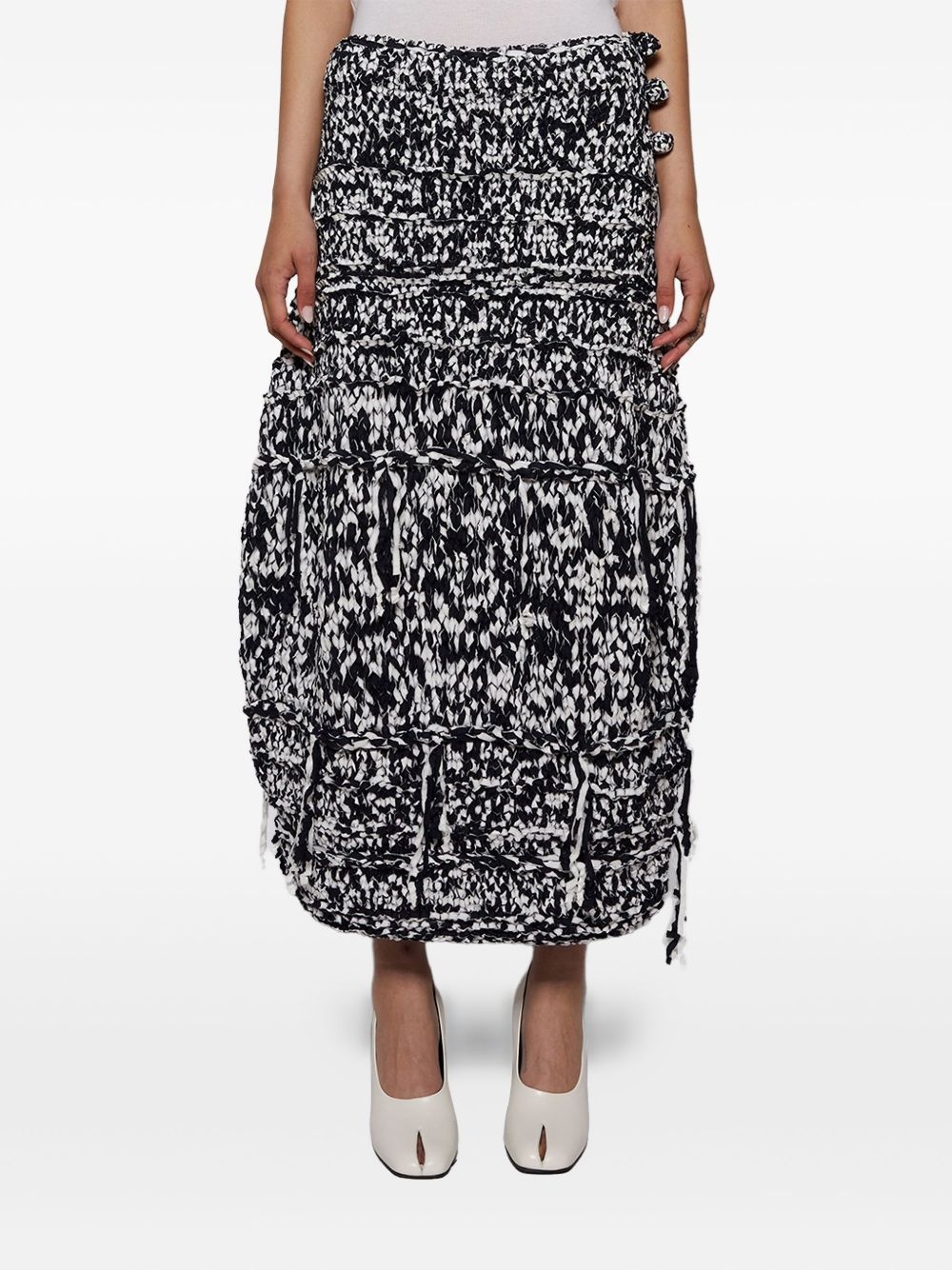 Inna drawstring tiered skirt - 3