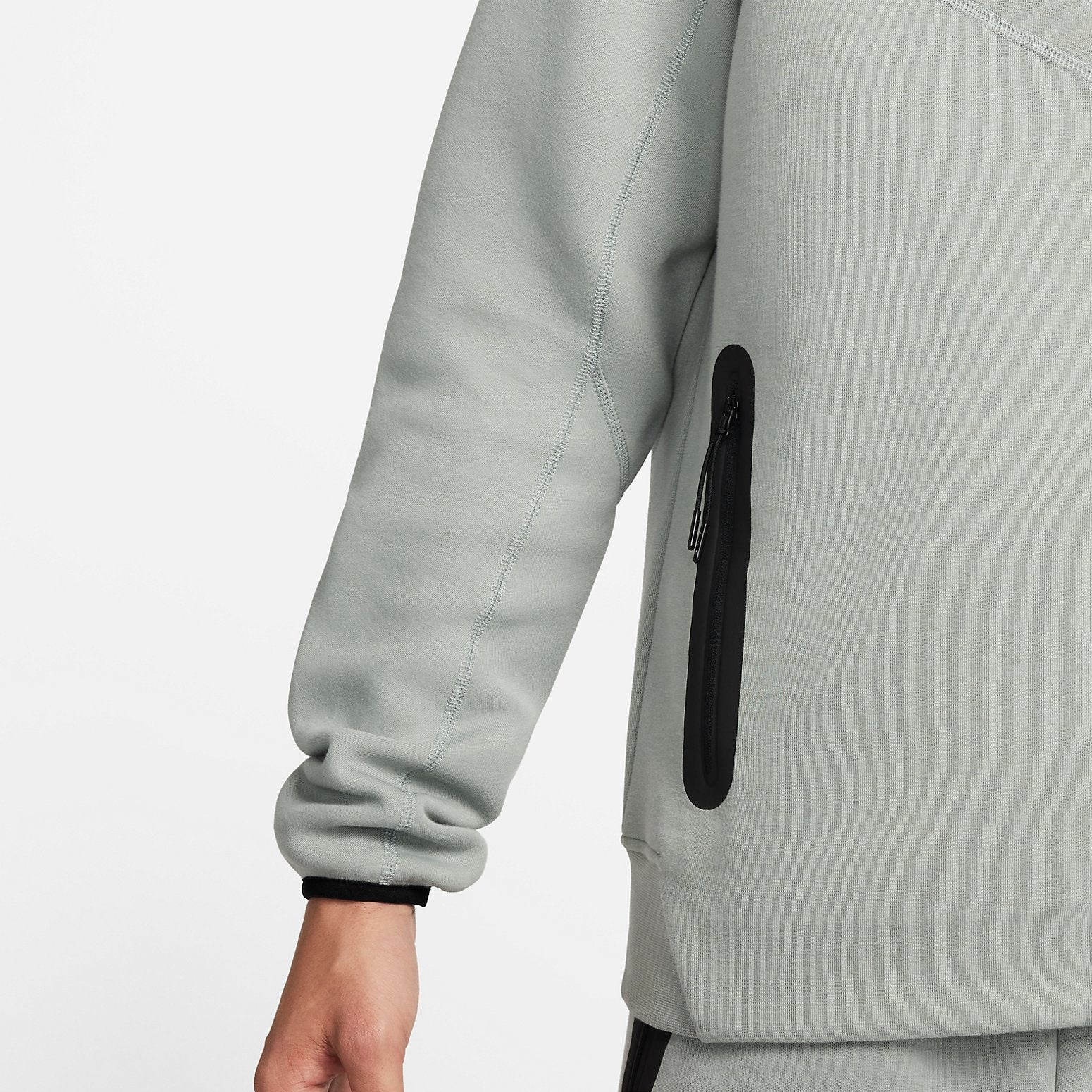 Nike Sportswear Tech Fleece Windrunner Hooded Jacket Asia Sizing 'Light Green' FB7922-330 - 4