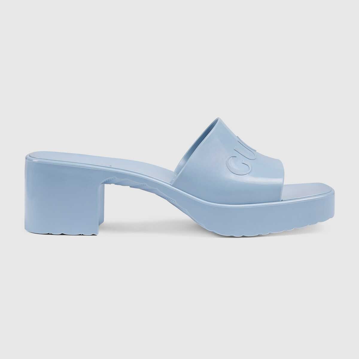 Women's slide sandal with Gucci logo - 1