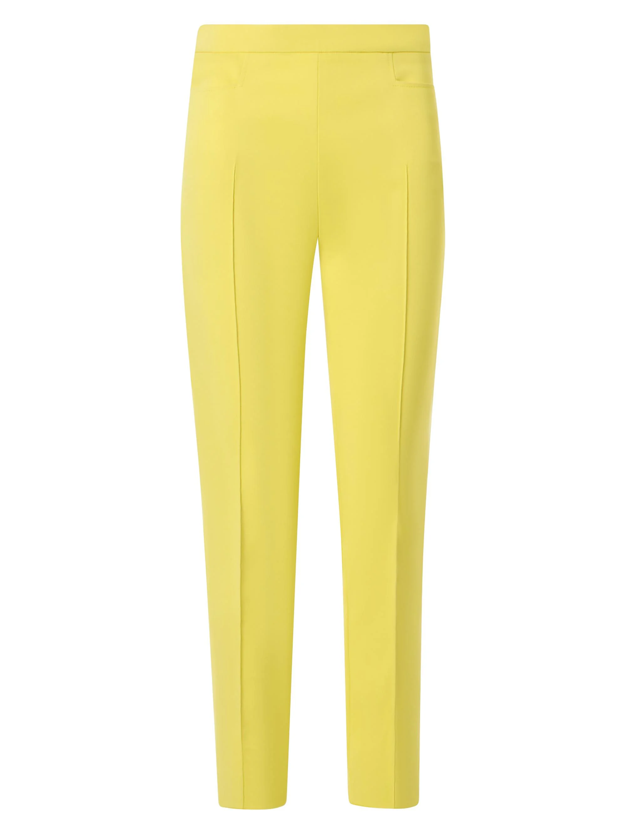 Women's Franca Stretch-Cotton Ankle-Length Straight Pants - Lemon Zing - 1