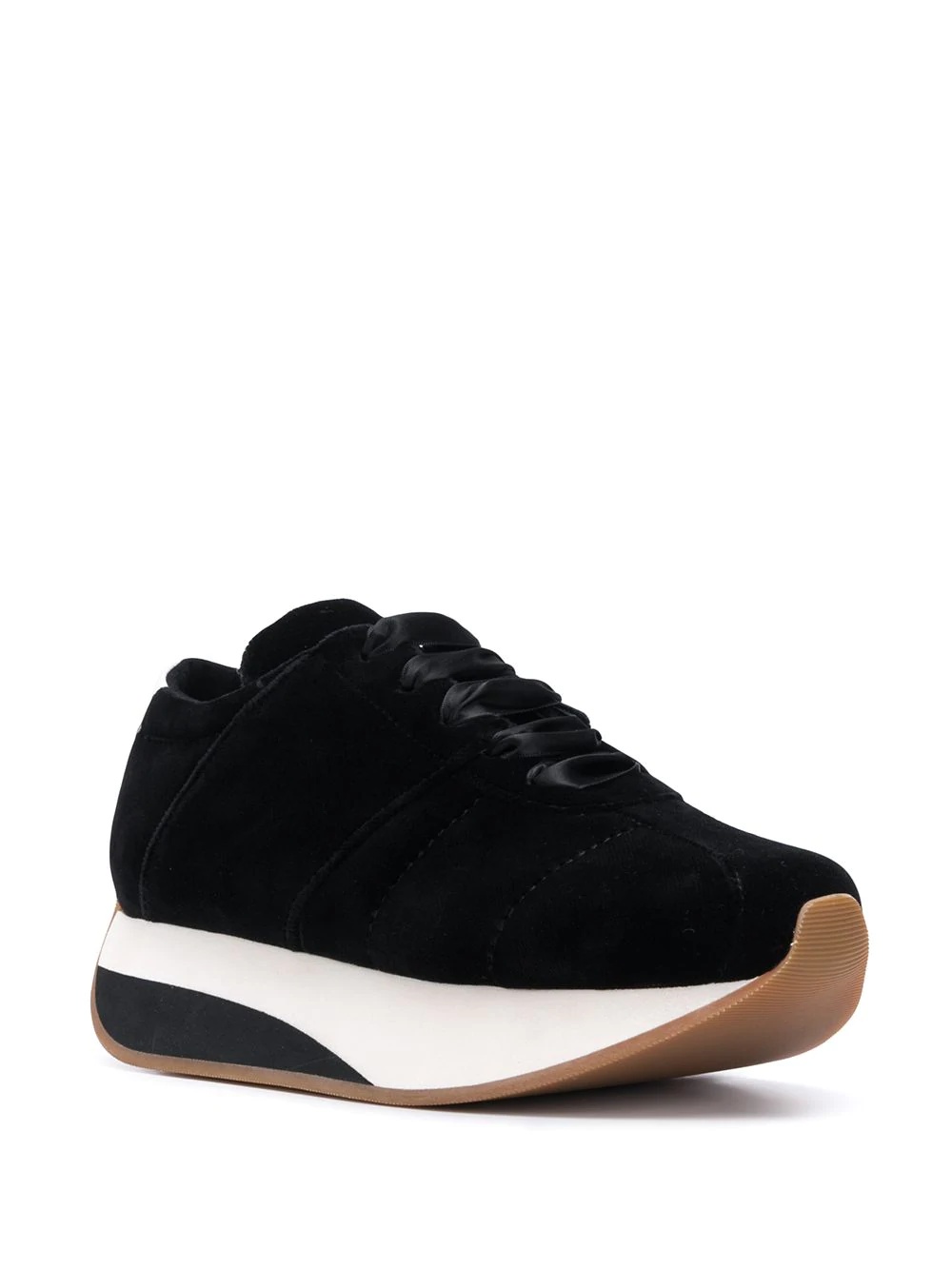 platform lace-up sneakers - 2