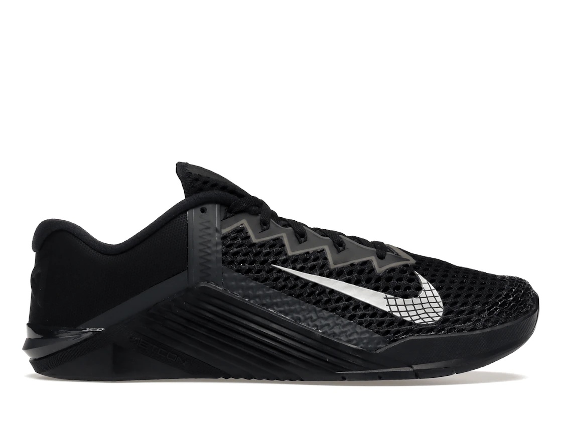 Nike Metcon 6 Black Metallic Silver - 1