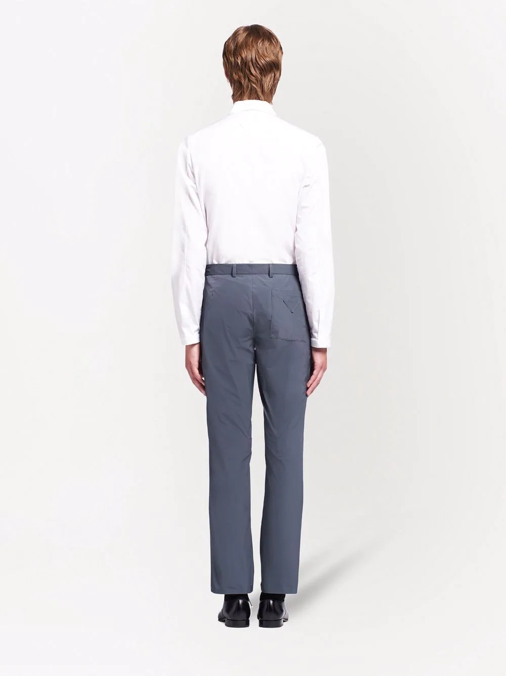 technical poplin trousers - 4