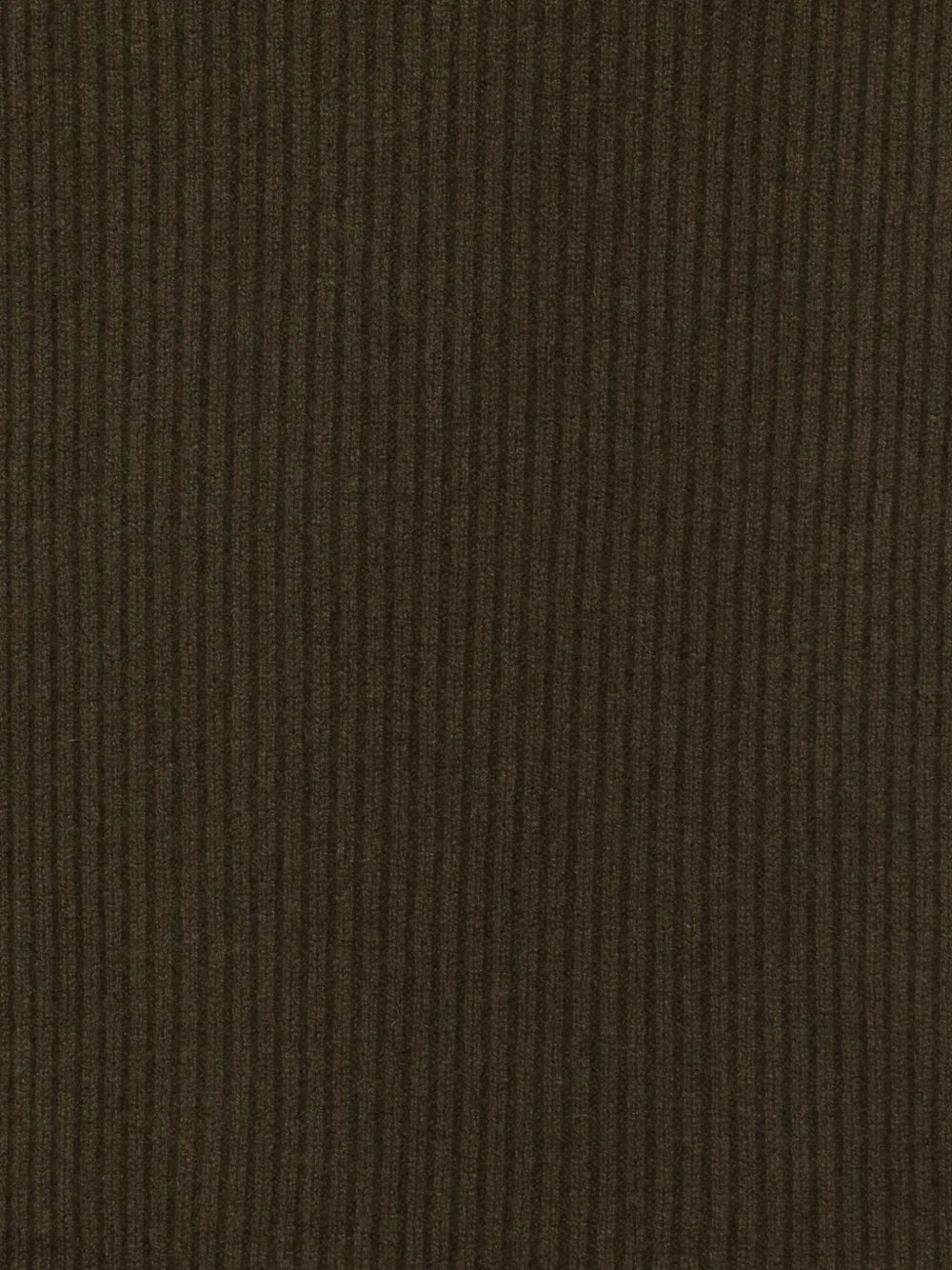 Ribbed Scarf With Fringed Edges - 2
