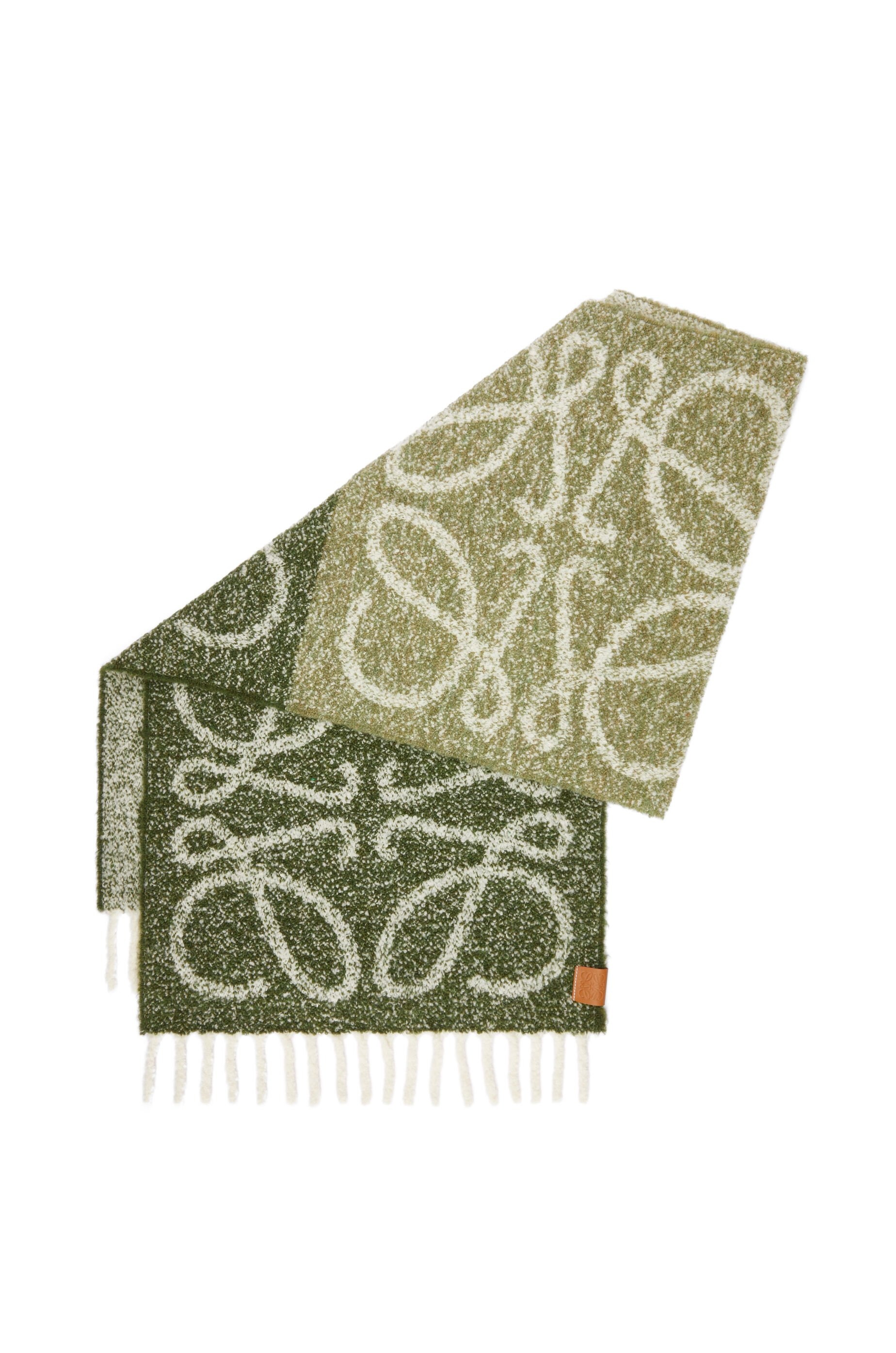 Anagram scarf in alpaca and wool - 1