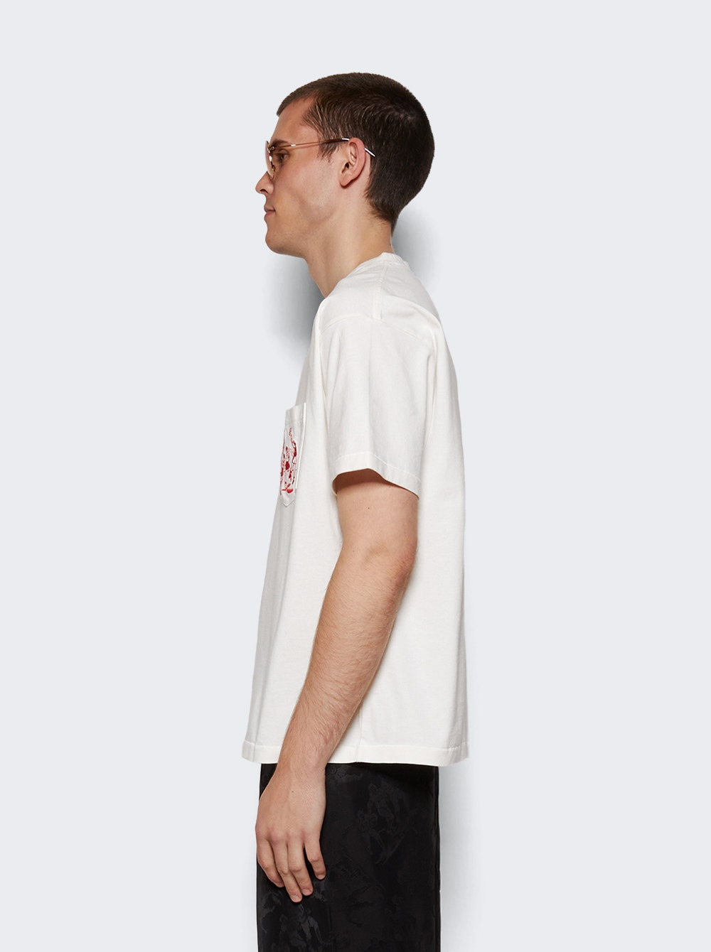 Embroidered Hoop Tee Cream - 4