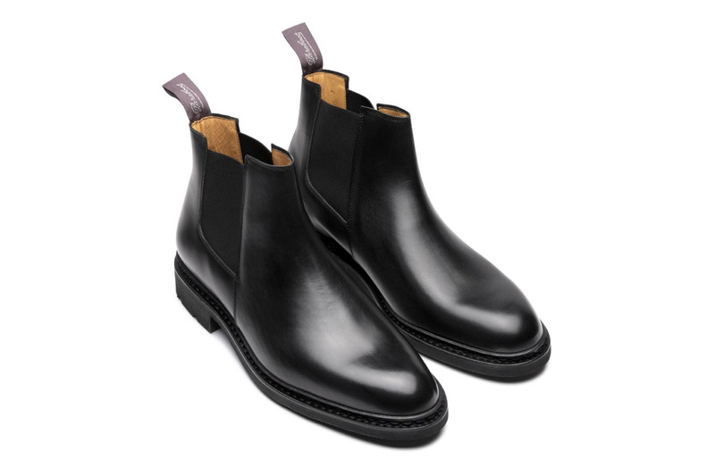 Chamfort Black Silk - Rubber Sole 2