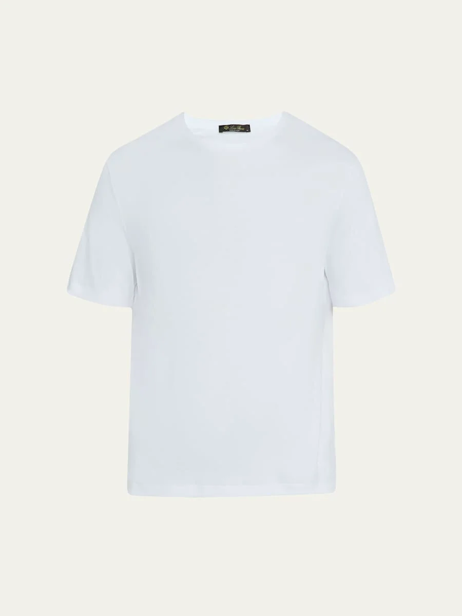 Men's Tremezzo Sea Island Cotton Crewneck T-Shirt - 1