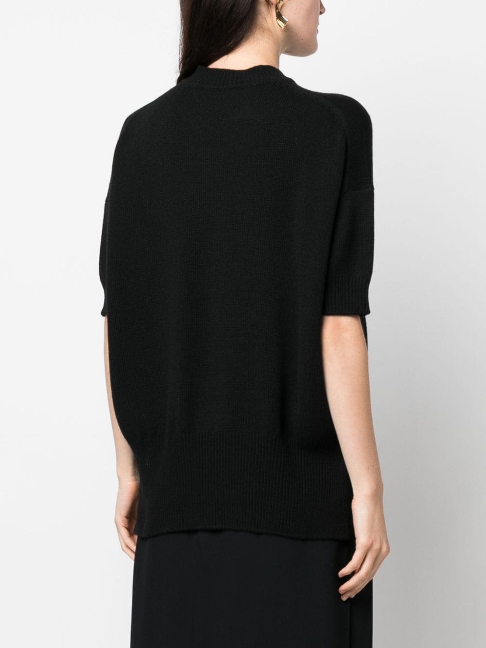 ribbed cashmere knitted top - 4