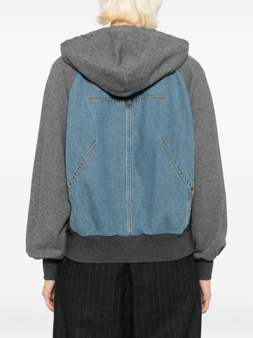 patchwork jacket - 4