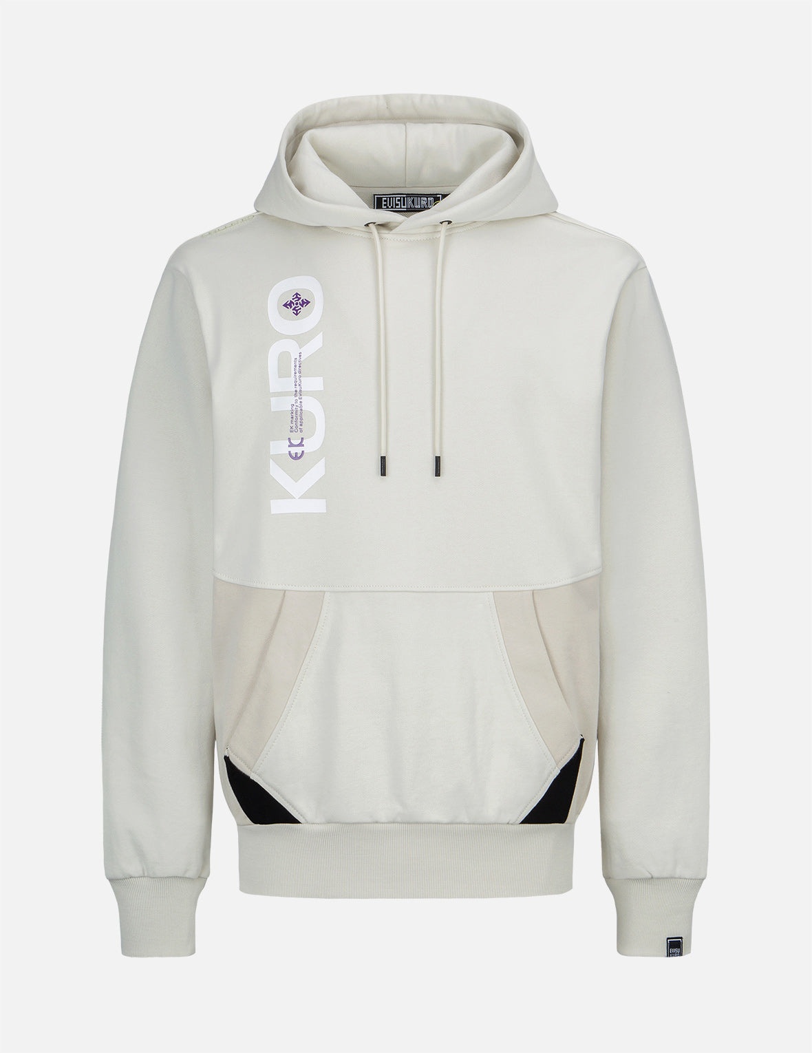 Color-Block Logo Print Hooded Sweatshirt - 8