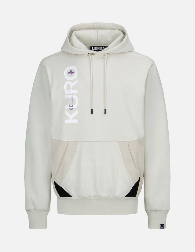 Color-Block Logo Print Hooded Sweatshirt 8