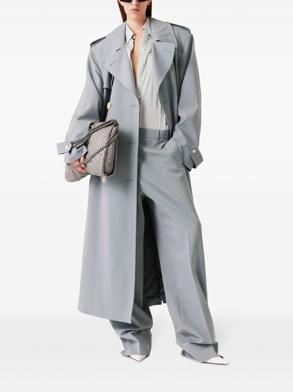 low-rise straight-leg trousers - 2