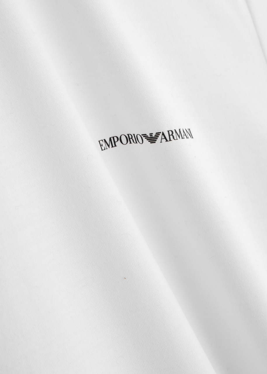 Emporio Armani Logo-print Stretch-jersey T-shirt - 5