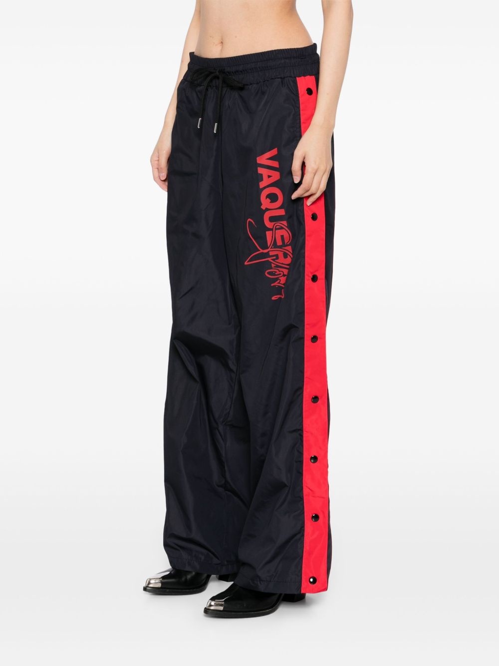 snap track pants - 3