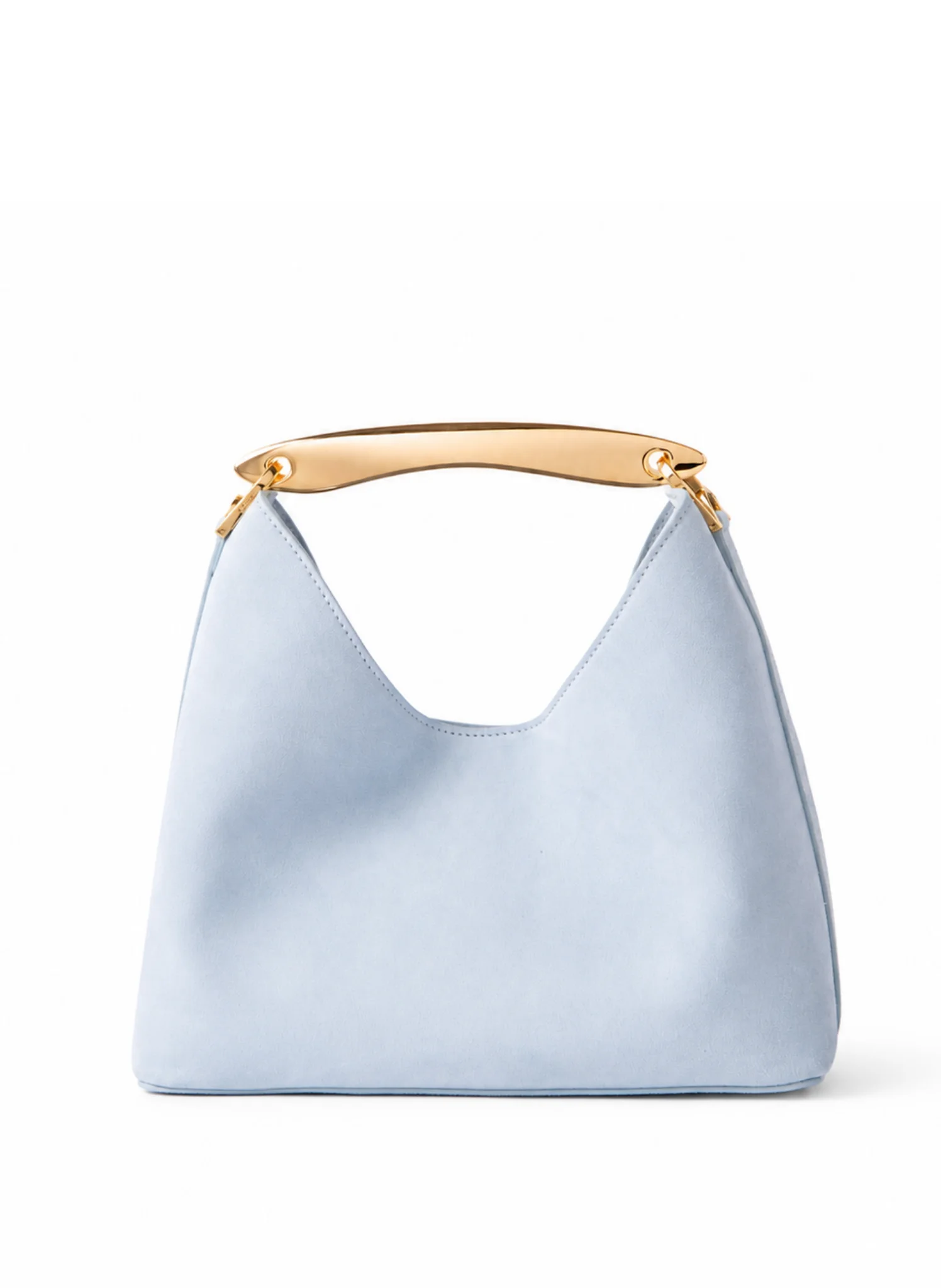 Boomerang Suede Light Blue - Gold - 1