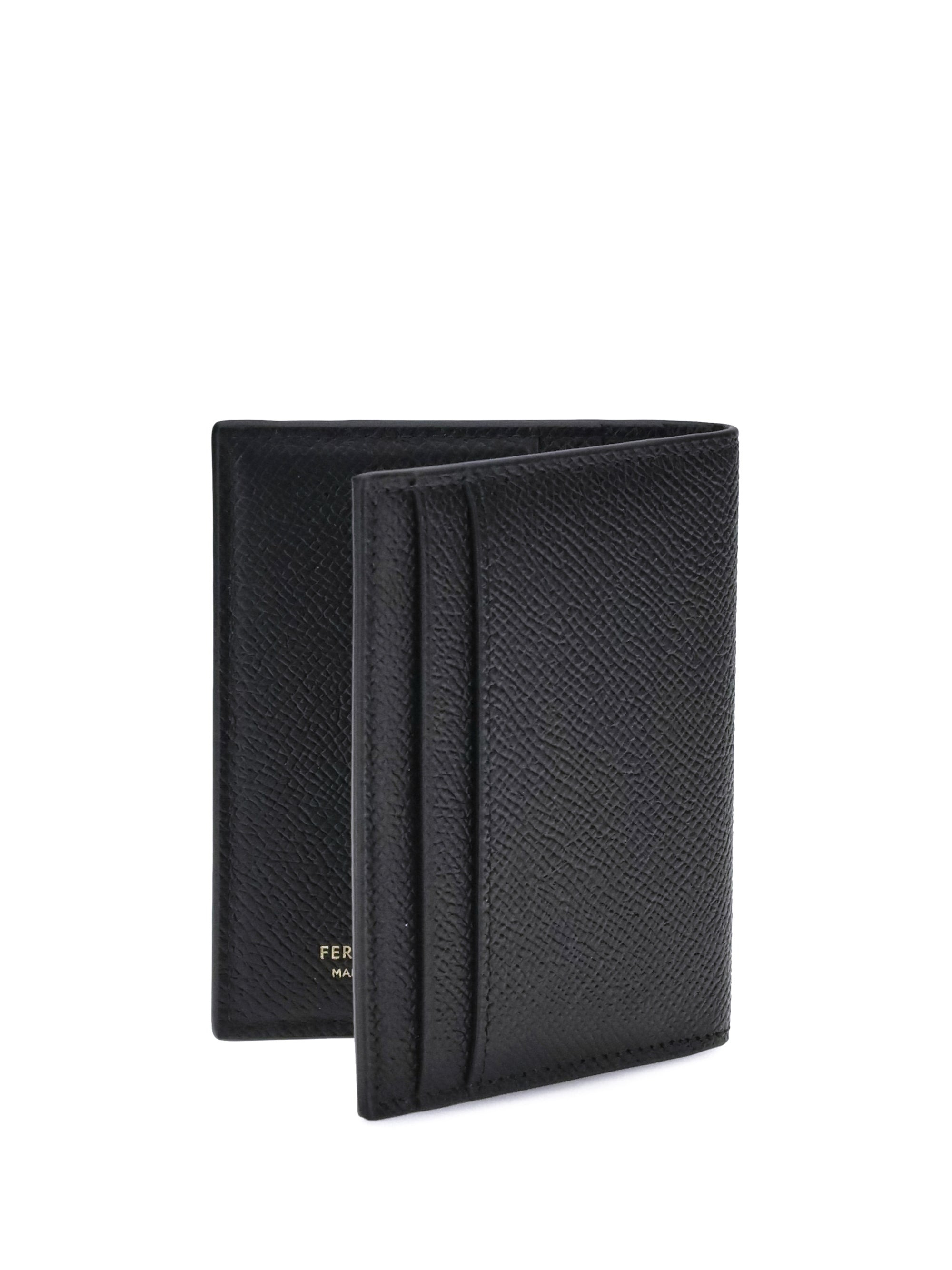 Ferragamo Men Leather Card Holder - 2