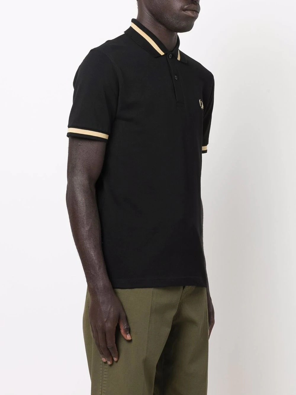 embroidered-logo cotton polo shirt - 3