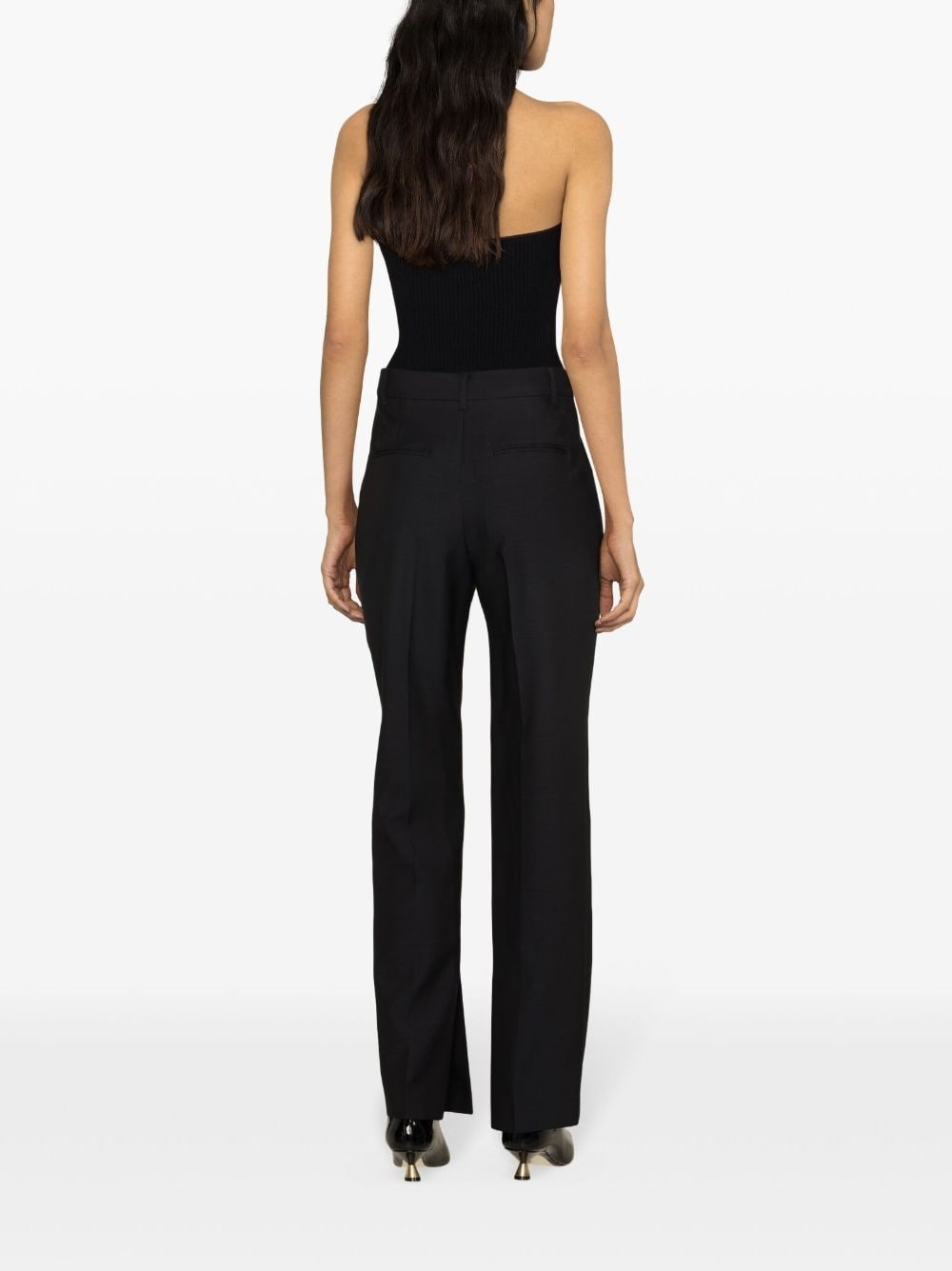 ankle-slit tailored trousers - 4