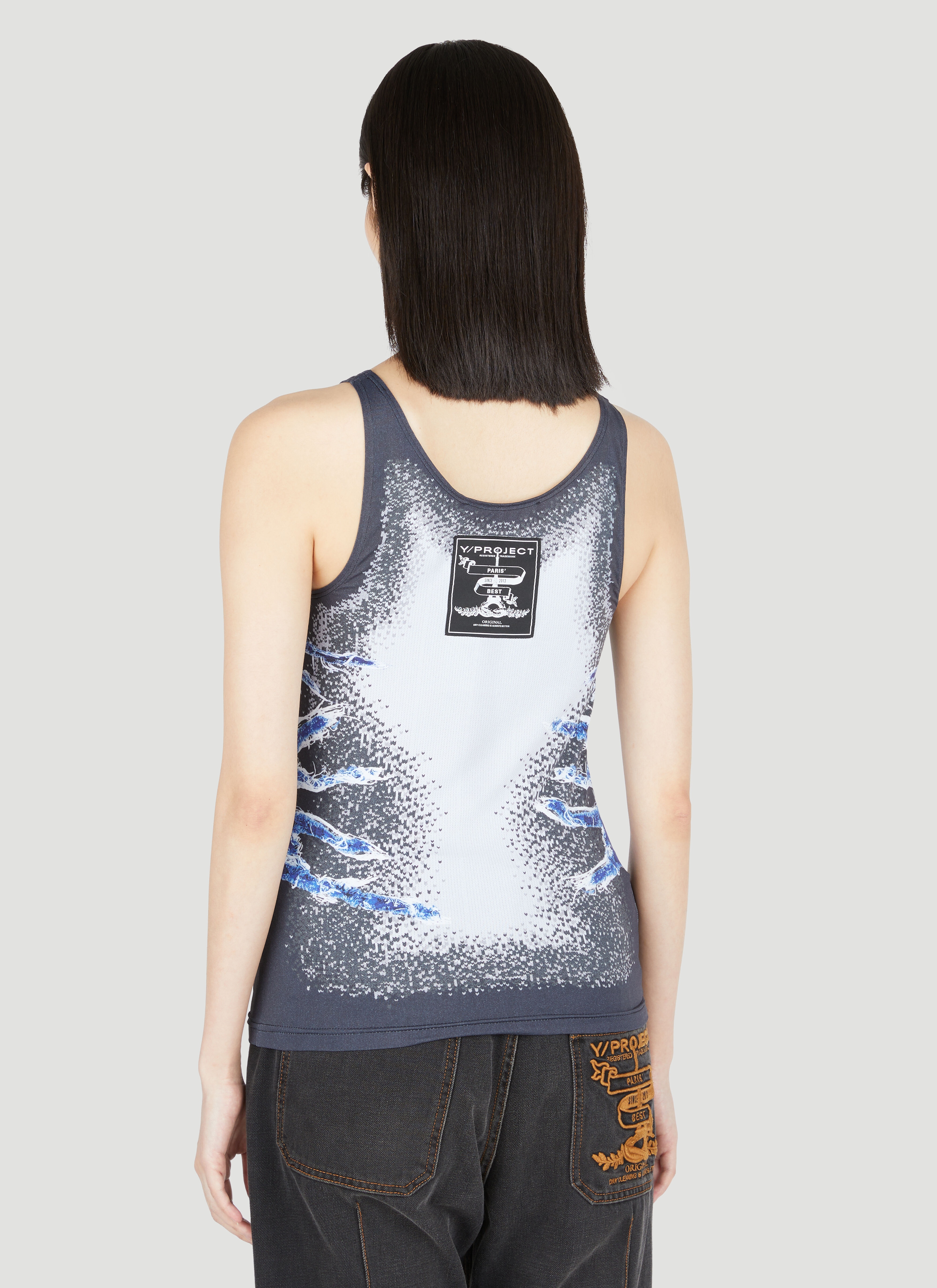 Whisker Print Tank Top - 4