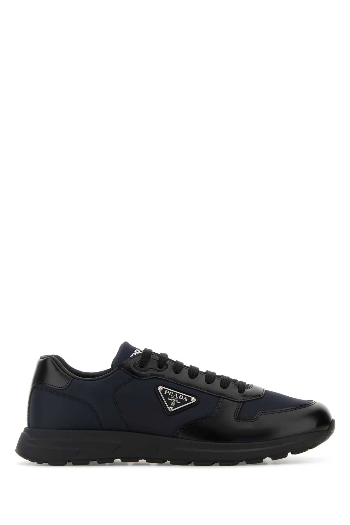 Prada Men Two-Tone Nylon And Leather Prax 2.0 Sneakers - 1