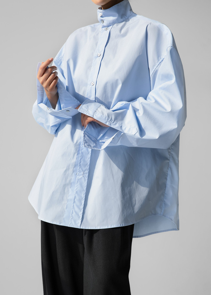 Riken Oversized Shirt - Sky Blue 4