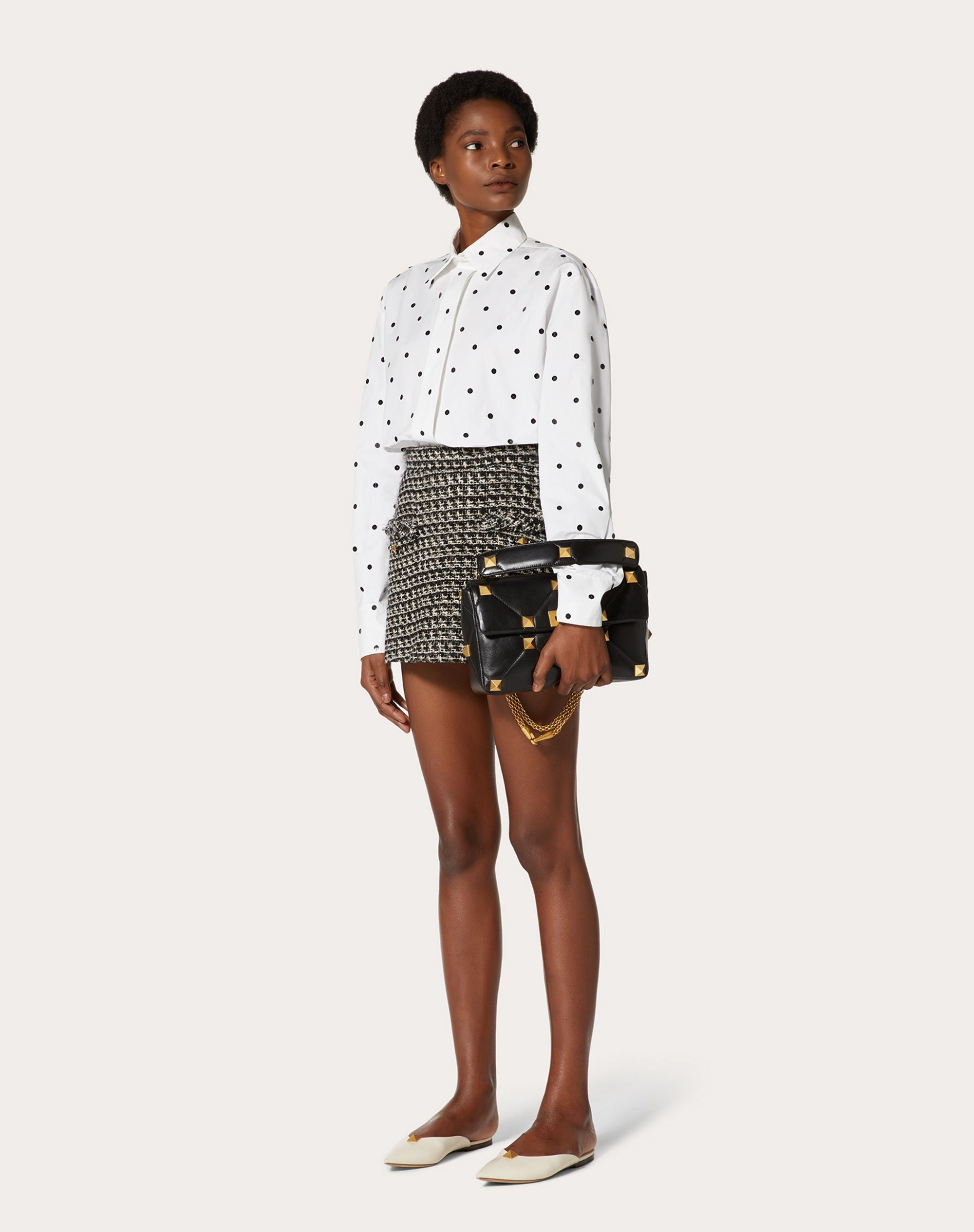 SENSATION LUREX TWEED MINI SKIRT - 2