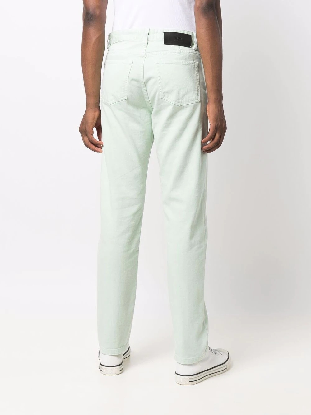 mid-rise straight-leg jeans - 4