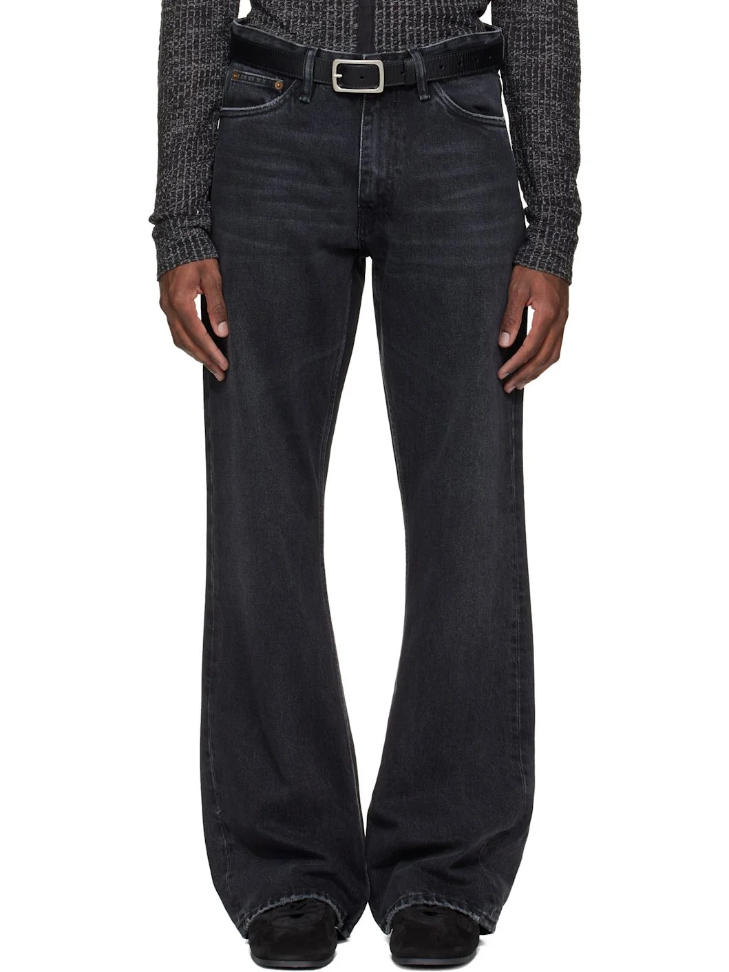 Black Bootcut Jeans - 1